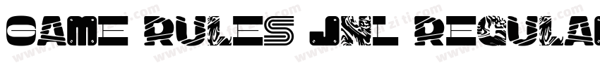 Game Rules JNL Regular字体转换